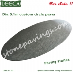 Dubai grey paver patio patterns stone circle garden