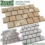 Grey granite stone paver