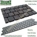 Grey granite stone paver