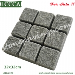 30x30cm stone paver grey granite paving stones LEECA Dubai