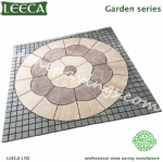 Sidewalk pattern paver garden paving stones