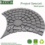 Saudi Arabia fan paving stones mesh cobblestone pavers