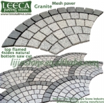 Saudi Arabia stone pavings mesh back pavers